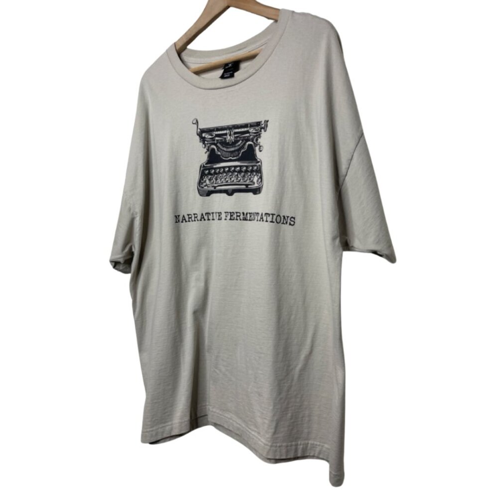 HANES BEEFY TEE | Men's Narrative Fermentations Craft Brewery Tee | Size 2XL - Picture 5 of 12
